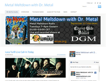 Tablet Screenshot of metalmeltdown.com